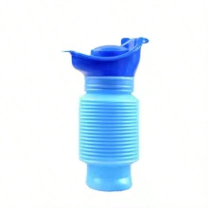 750ml Portable Outdoor Car Urinal, Retractable No-Squat Design For Women & Kids, Travel, Camping, Hiking Emergency Use, Collapsible