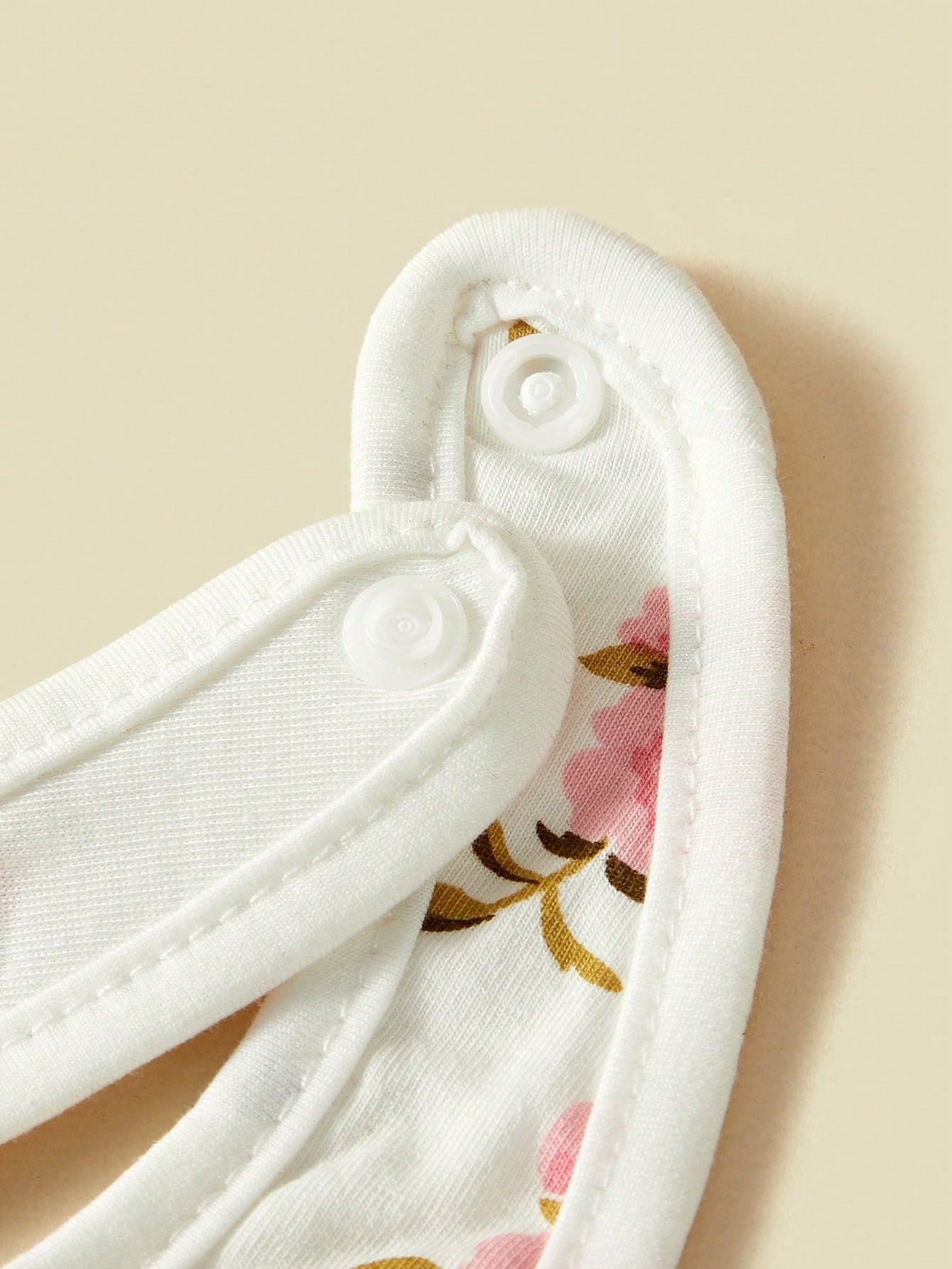 7pcs/Set Baby Bibs, Breathable Absorbent Ditsy Floral & Bow Pattern Burp Cloths For Baby Girls, Spring/Summer