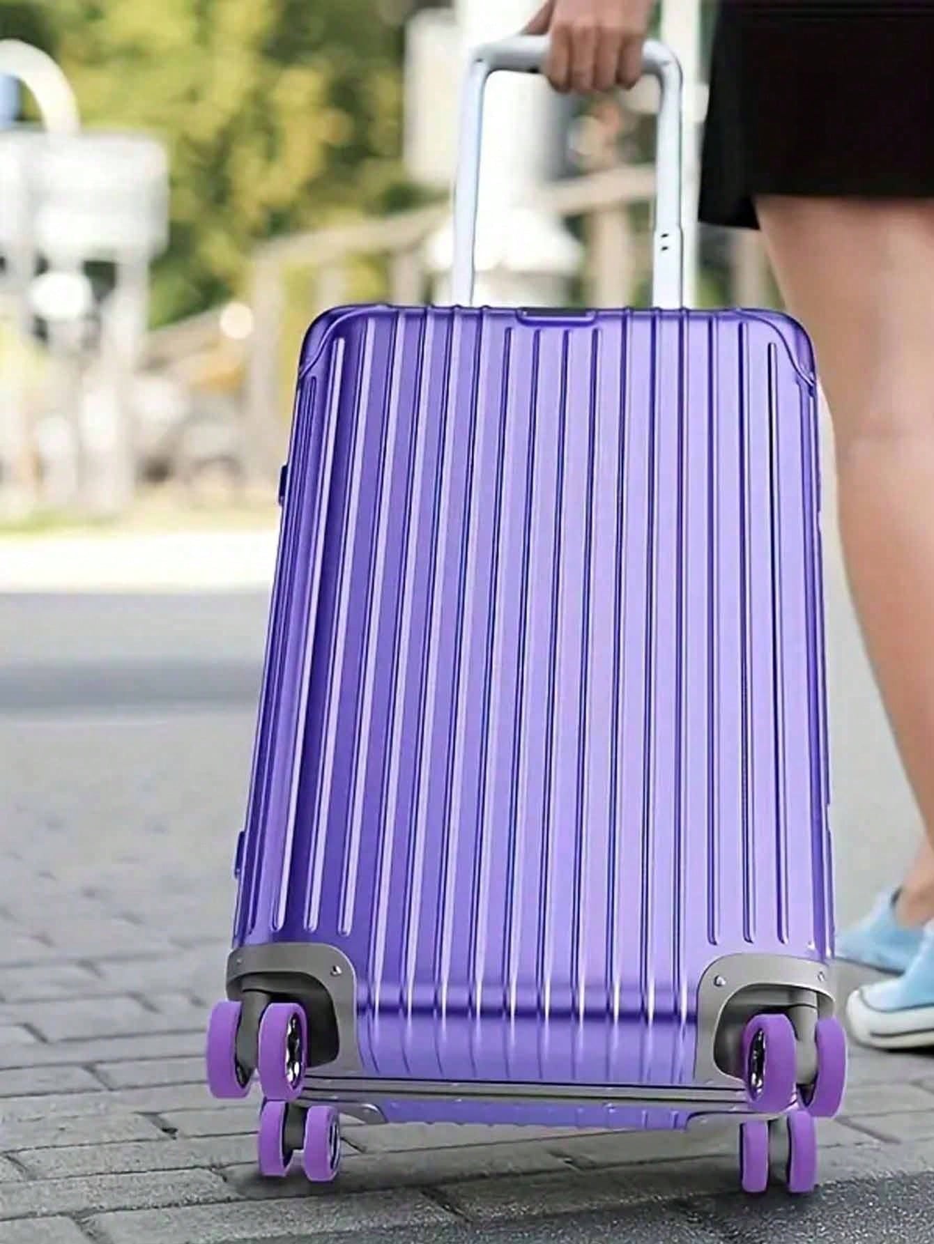 8/4/1pc Unisex Luggage Wheel Protective Covers: Shockproof, Silent, Noise-Reducing Silicone Protective Covers. Essential Travel Companion, Suitable For Various Travel, Family Camping, Beach Outings, S