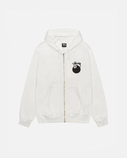 8 BALL ZIP HOODIE PIGMENT DYED - Four Street