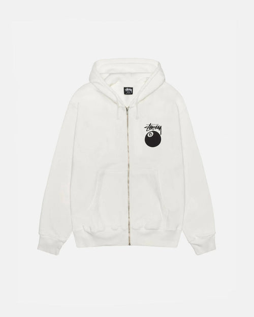 8 BALL ZIP HOODIE PIGMENT DYED - Four Street