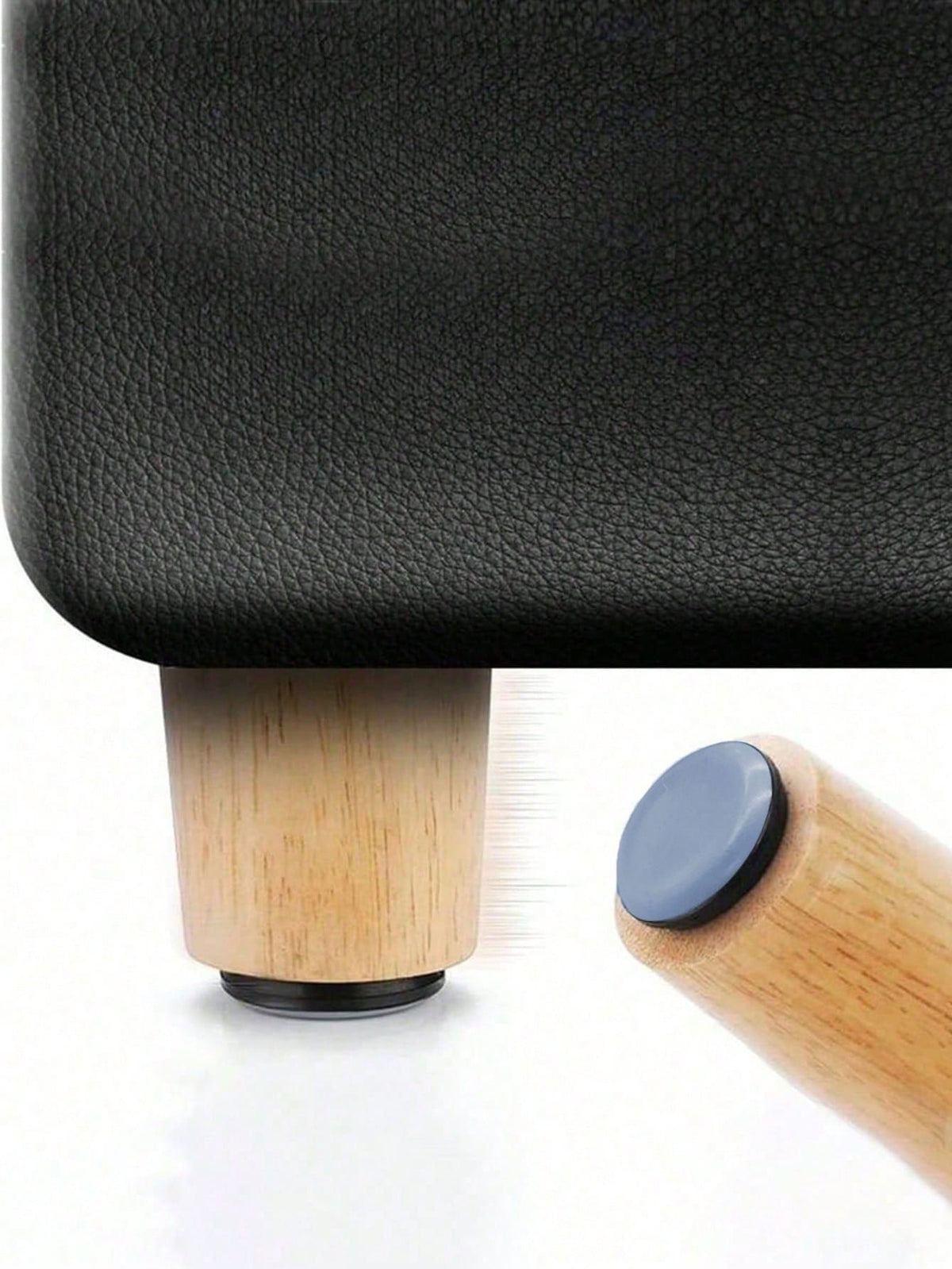 8 Pcs Furniture Sliders, Heavy Duty Chair Glides For Wood Floor, Easy Move & Floor Protection