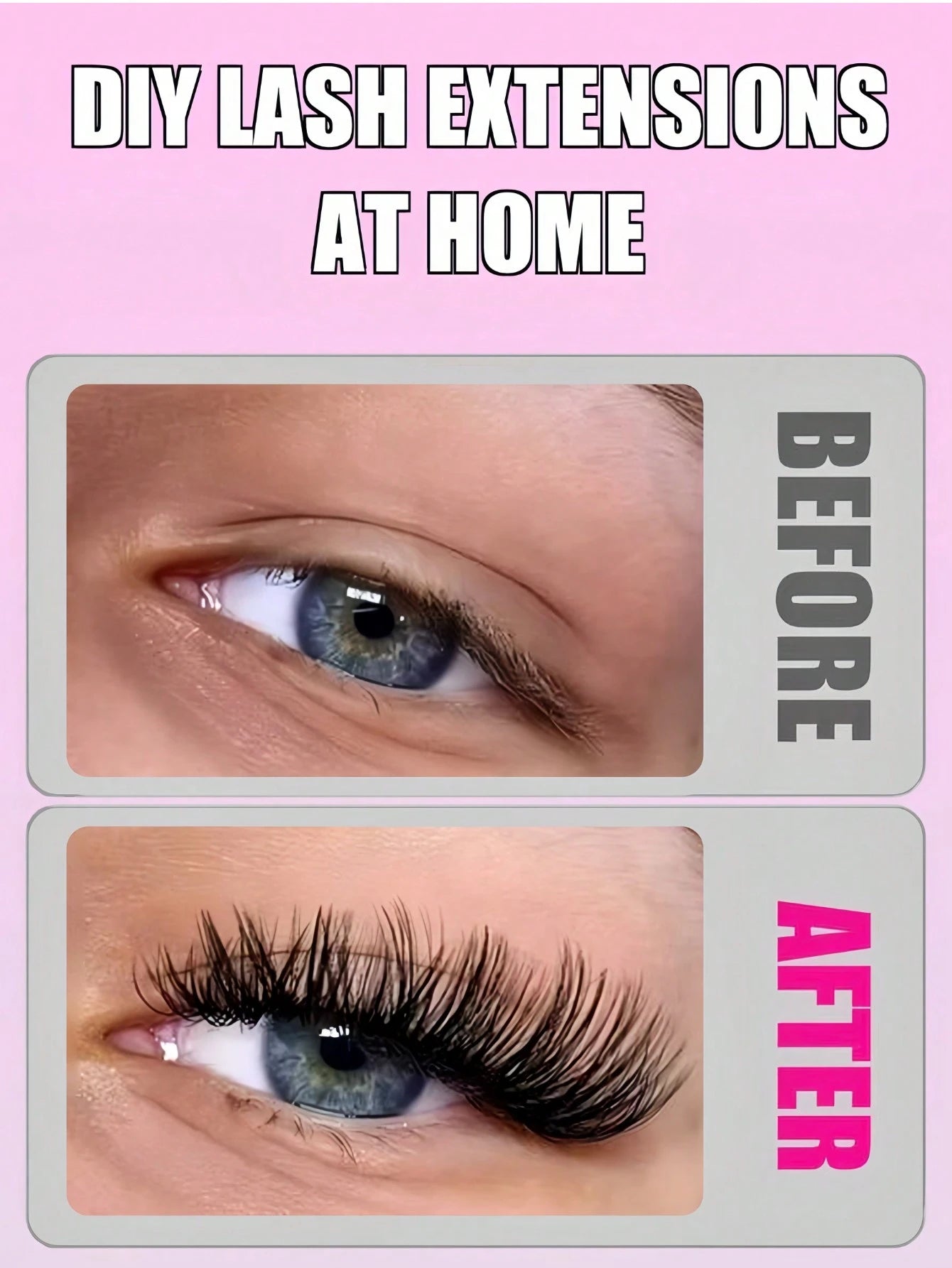 80pcs (8-15mm) Fox Fur D-Curl Fluffy Mink Lashes Extension Kit, Natural & Soft, For Longer Lashes. Lash Clusters, False Eyelashes, Individual Lashes, Fake Lashes