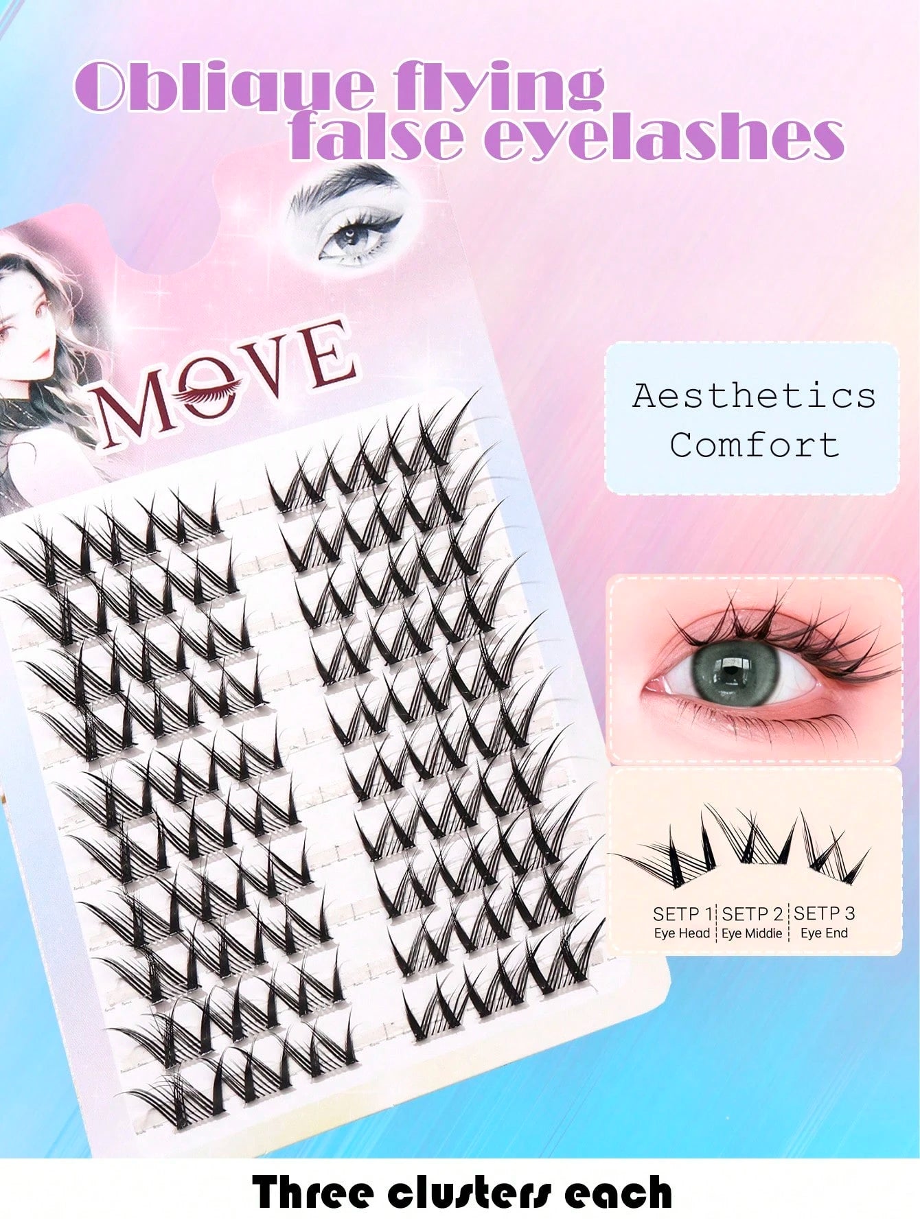 80pcs (8-15mm) Fox Fur D-Curl Fluffy Mink Lashes Extension Kit, Natural & Soft, For Longer Lashes. Lash Clusters, False Eyelashes, Individual Lashes, Fake Lashes