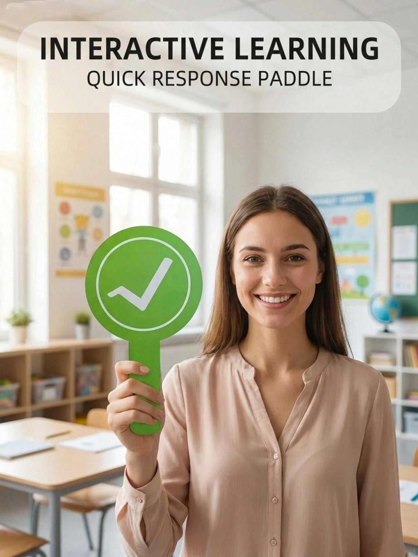 8pcs Double-Sided Handheld Response Cards - "Correct" & "Incorrect" Signs, Handheld Voting Paddles, Answer Paddles, For Classroom Interactive Teaching Props, Family Games, Interactive Learning Activit