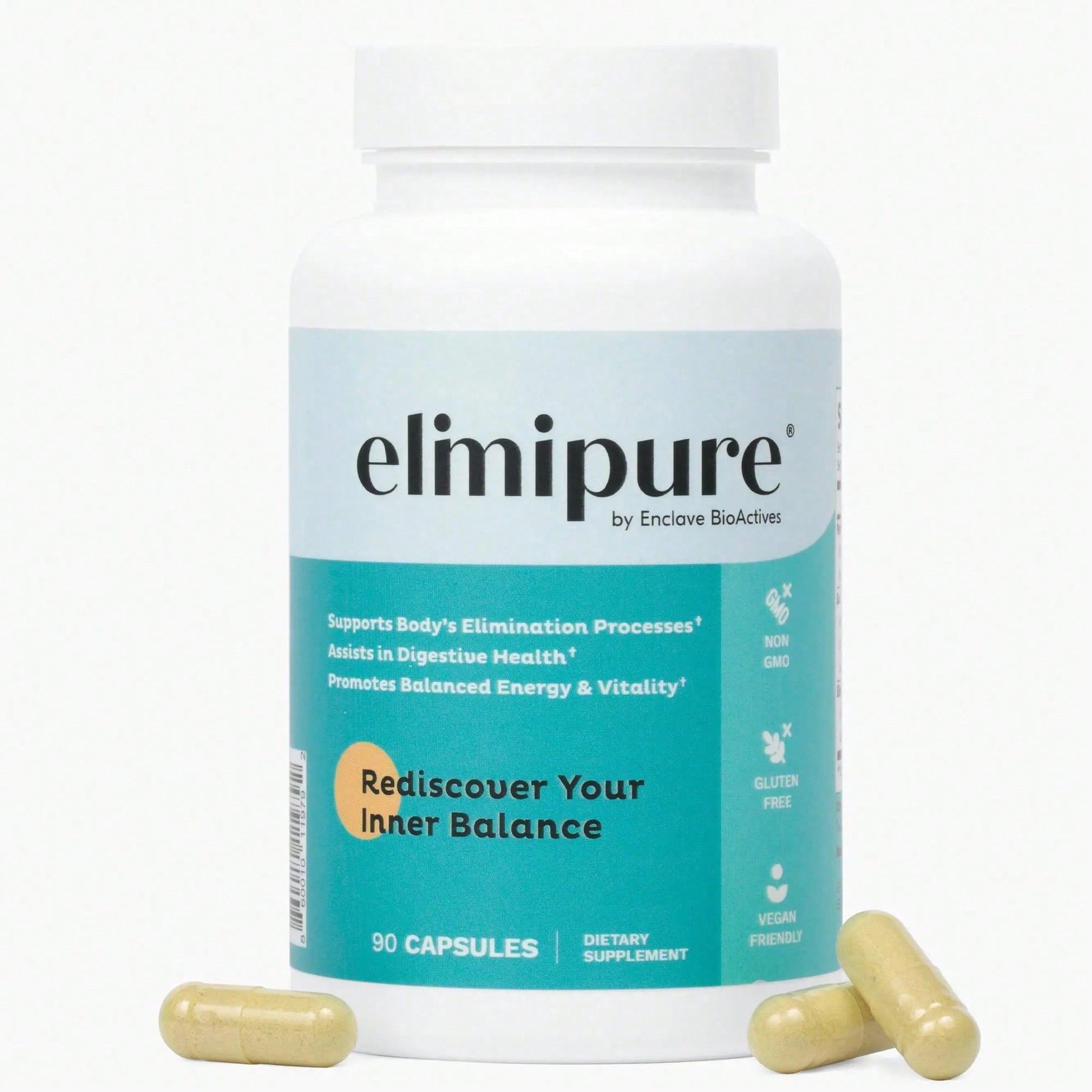 90 Capsules Enclave BioActives Elimipure Natural Formula