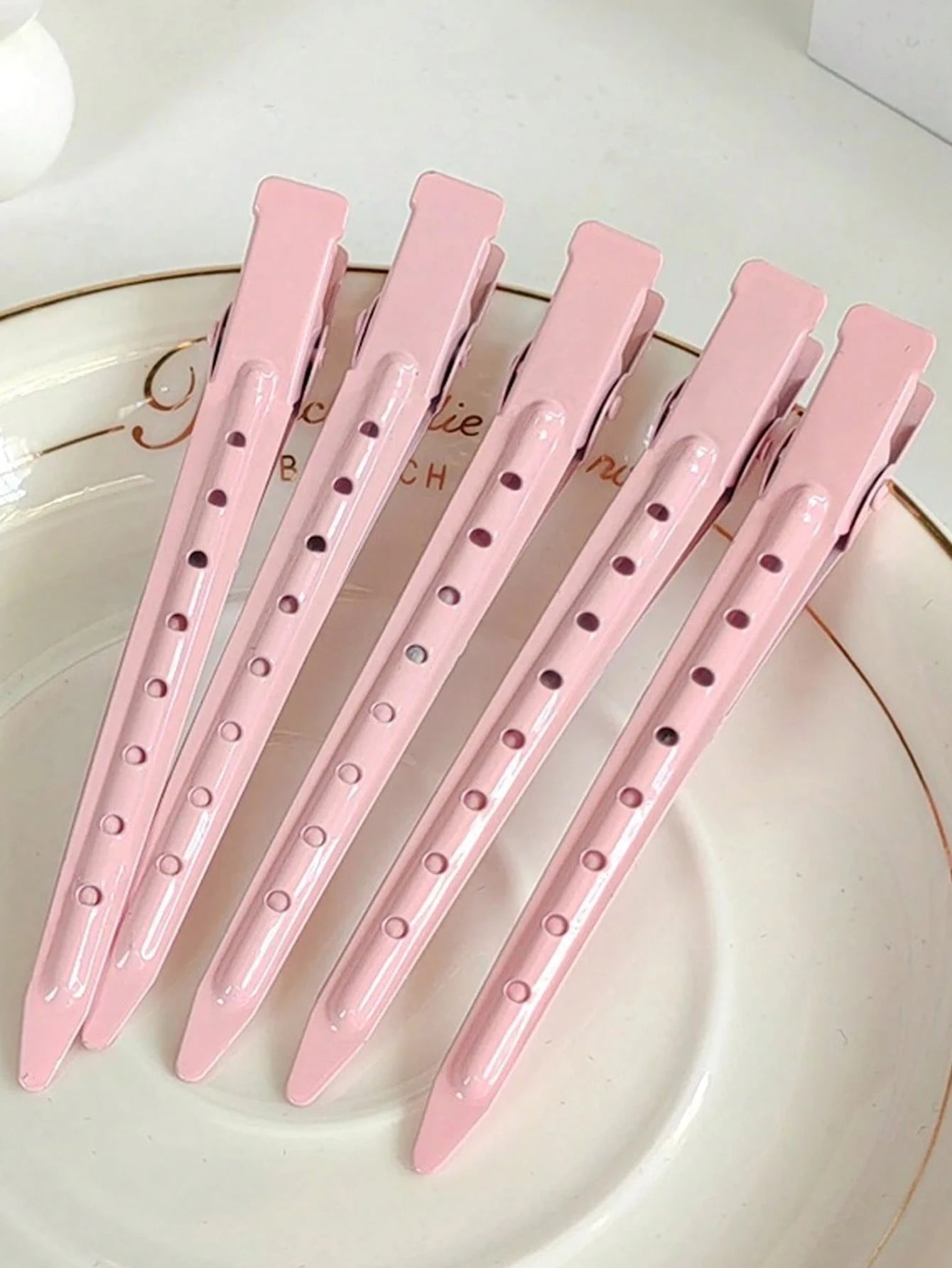 96/48/24pcs Assorted Hair Clips- Alligator Clips Suitable For Long Curly And Thick Hair; 24pcs Duck Clips For Women; Black Metal Salon Hair Clips; Curling Clips; Hair Rollers; Back To School Essentia