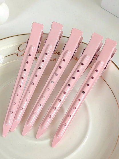 96/48/24pcs Assorted Hair Clips- Alligator Clips Suitable For Long Curly And Thick Hair; 24pcs Duck Clips For Women; Black Metal Salon Hair Clips; Curling Clips; Hair Rollers; Back To School Essentia