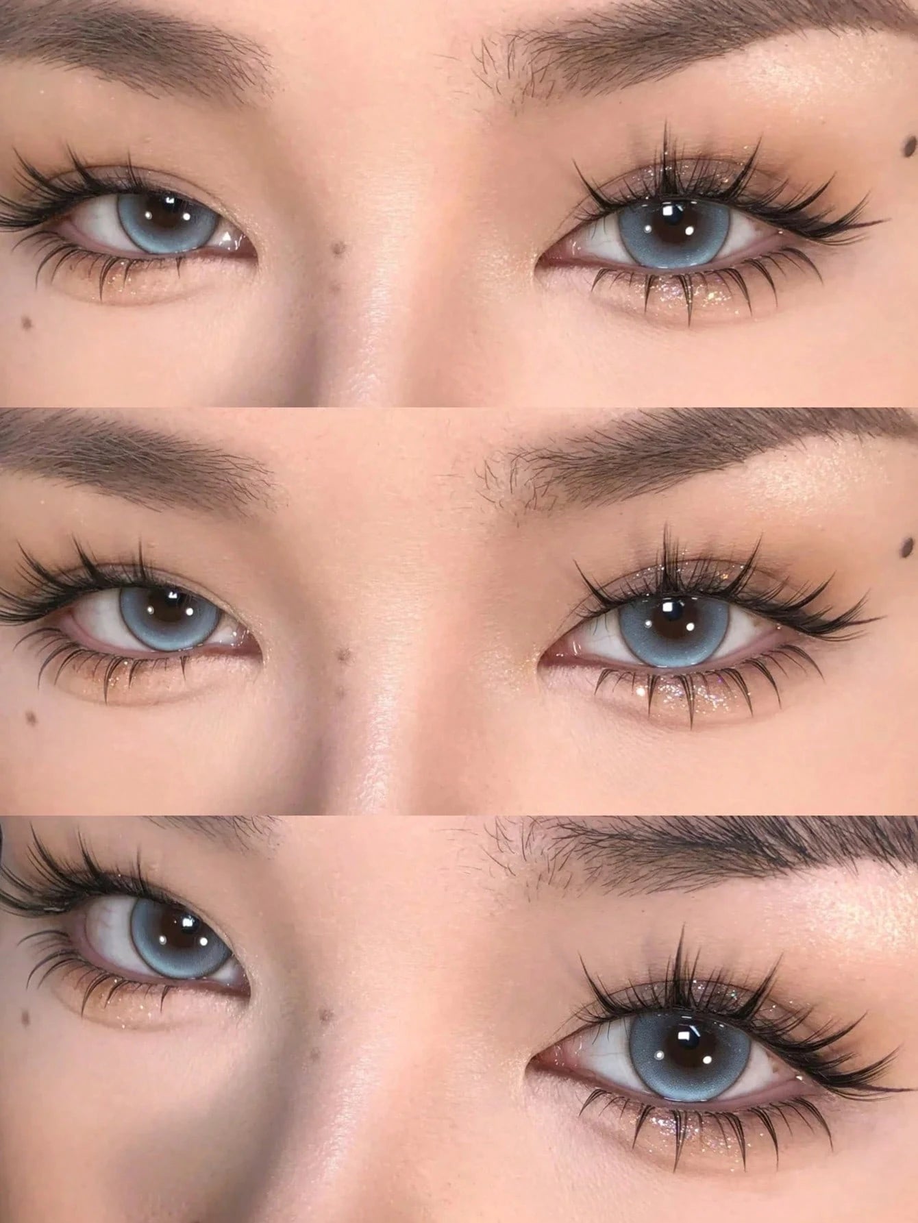 96 Pairs Natural-Looking False Eyelashes, 3-In-1 Korean Style Easy-To-Wear Lower Lash Extensions For Beginners Lash Clusters,Eye Lash Clusters,Individual Eyelashes,Lashes,Fake Lashes