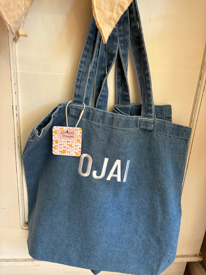 Ojai Denim Tote Bag