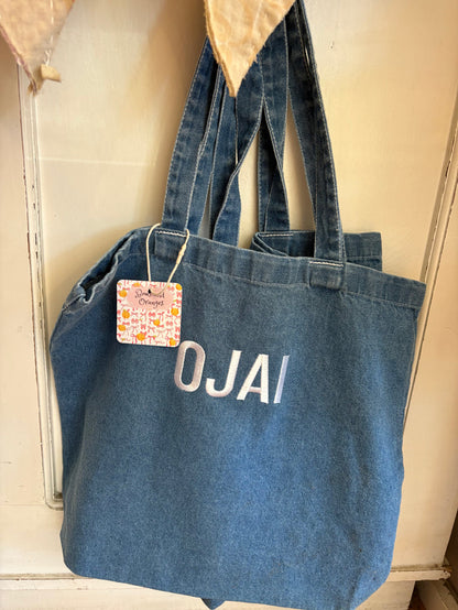 Ojai Denim Tote Bag