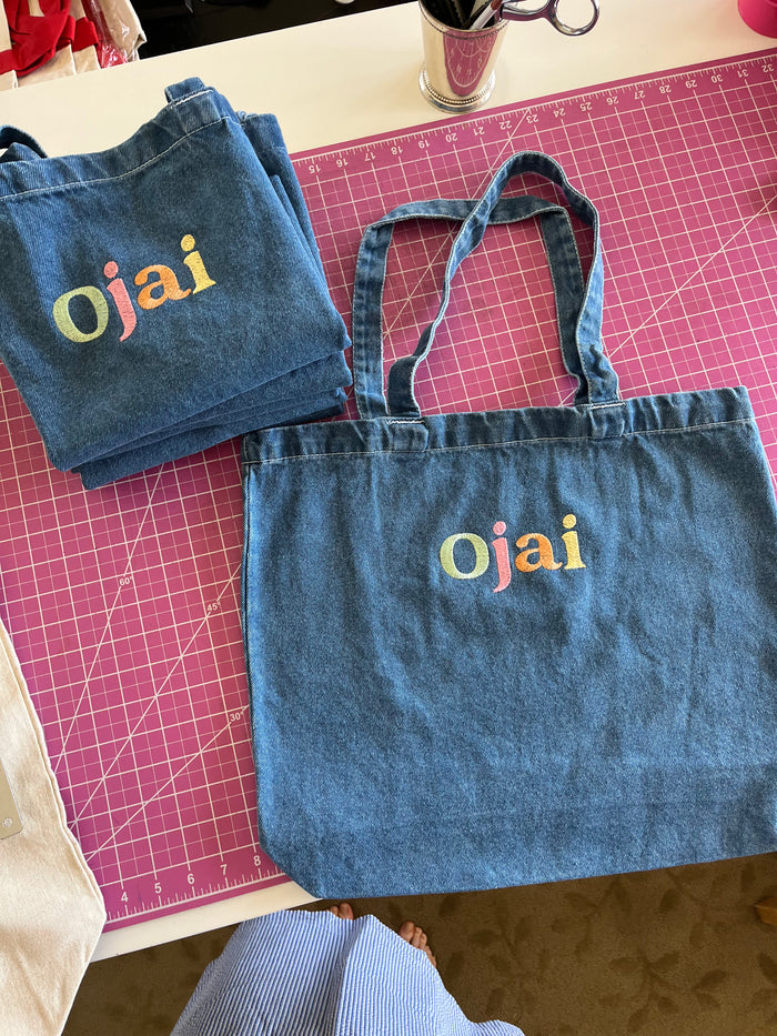 Ojai Denim Tote Bag