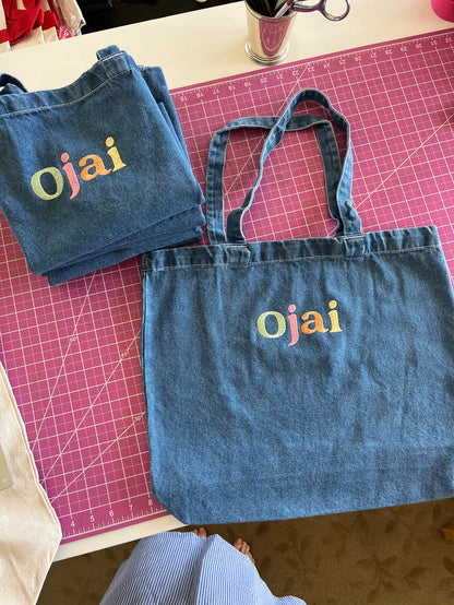 Ojai Denim Tote Bag