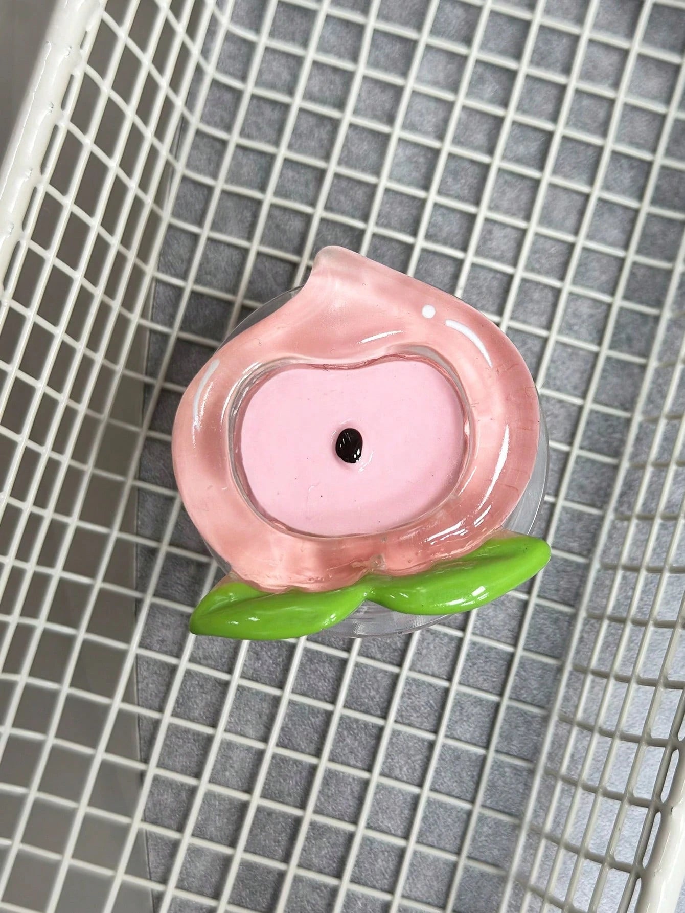 Adjustable Fruit Elements 3D Acrylic Resin Push-Pull 1pc INS Fruit Magnetic Phone Holder, Acrylic Resin Phone Stand, Foldable Portable Air Cushion Phone Holder For Desk Mother's Day Gift Birthday