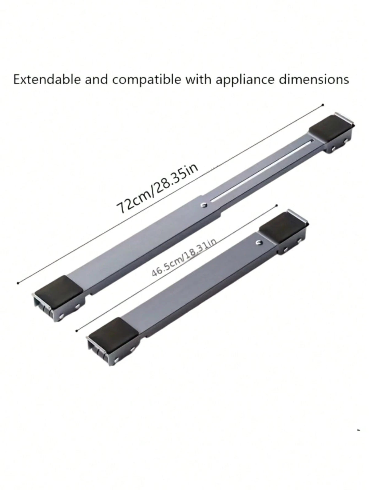 [Adjustable Height Stand] Stable Solution For Moving Appliances! Refrigerator And Washing Machine Adjustable Height Base, Supports Up To 800 Lbs, Equipped With 24 Silent Casters And Locking Mechanism