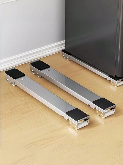 [Adjustable Height Stand] Stable Solution For Moving Appliances! Refrigerator And Washing Machine Adjustable Height Base, Supports Up To 800 Lbs, Equipped With 24 Silent Casters And Locking Mechanism