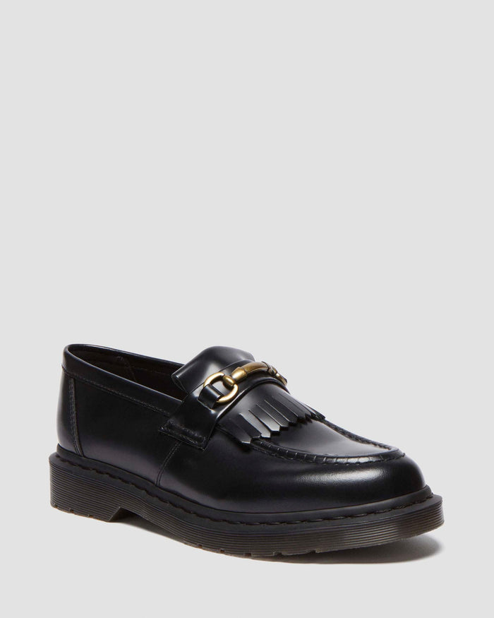 Adrian Snaffle Smooth Leather Tassel Loafers