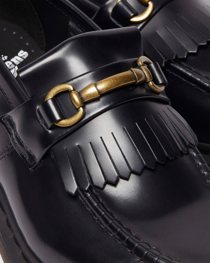 Adrian Snaffle Smooth Leather Tassel Loafers