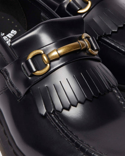 Adrian Snaffle Smooth Leather Tassel Loafers