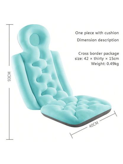 Adult Bath Pillow For Bathtub, Full Body Mat Quick Dry Ergonomic Headrest Cushion