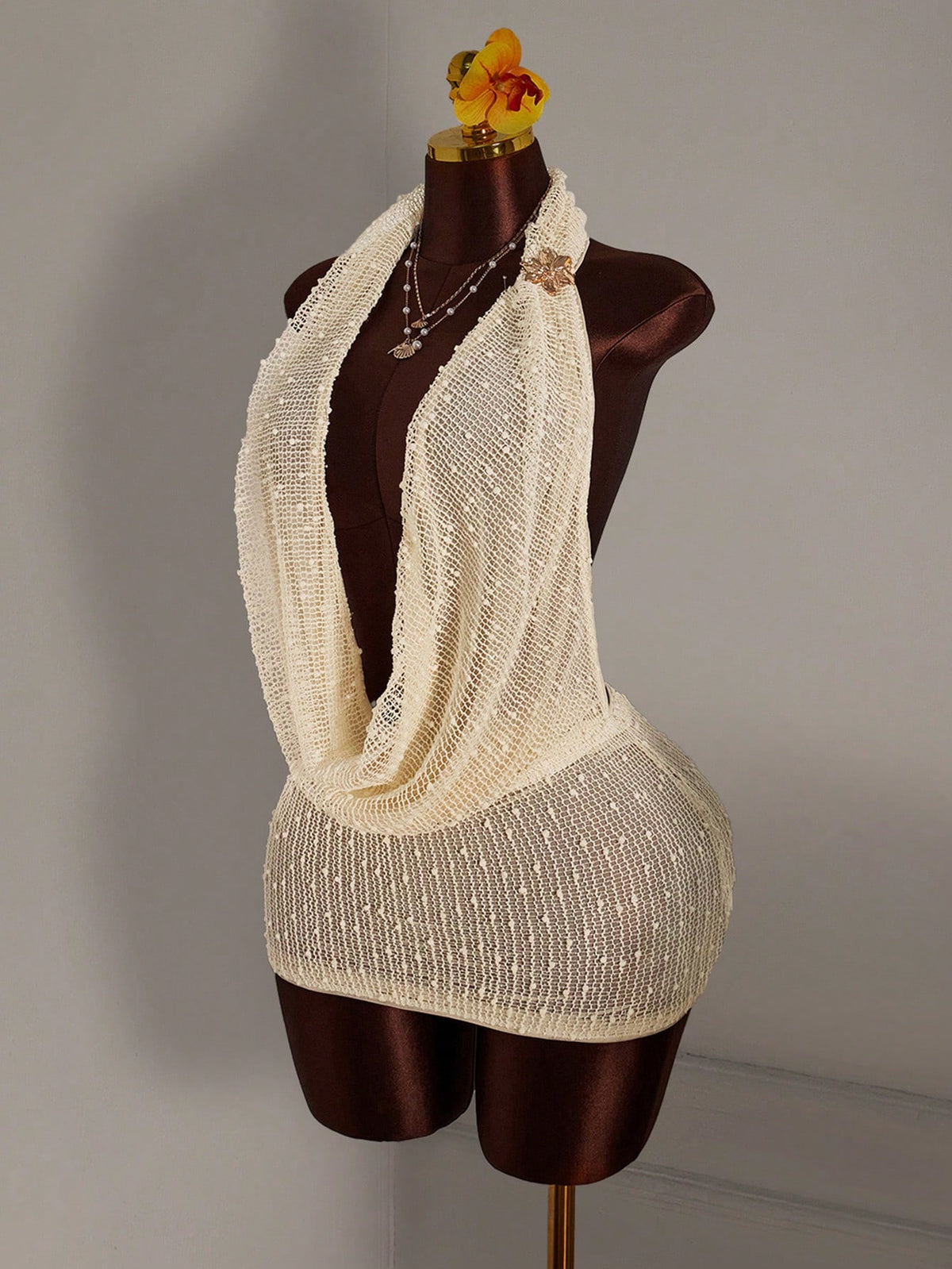 Amplova Ladies Sexy V-Neck Backless Mini Slip Dress, Summer,Party Night Out Dresses For Women,Club Outfits Women Sexy,Boho Clothes Women Beige