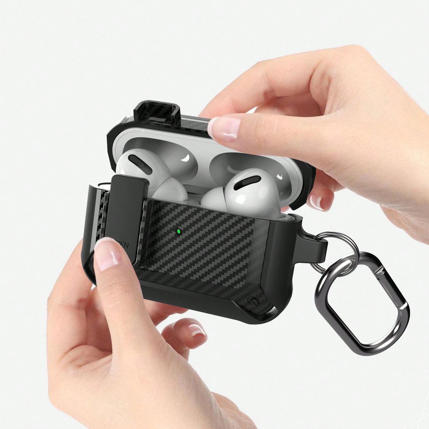 Apple Men Solid Case With Secure Lock Compatible With AirPods Compatible With Airpods1/2 AirPods Pro