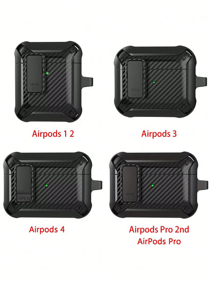 Apple Men Solid Case With Secure Lock Compatible With AirPods Compatible With Airpods1/2 AirPods Pro