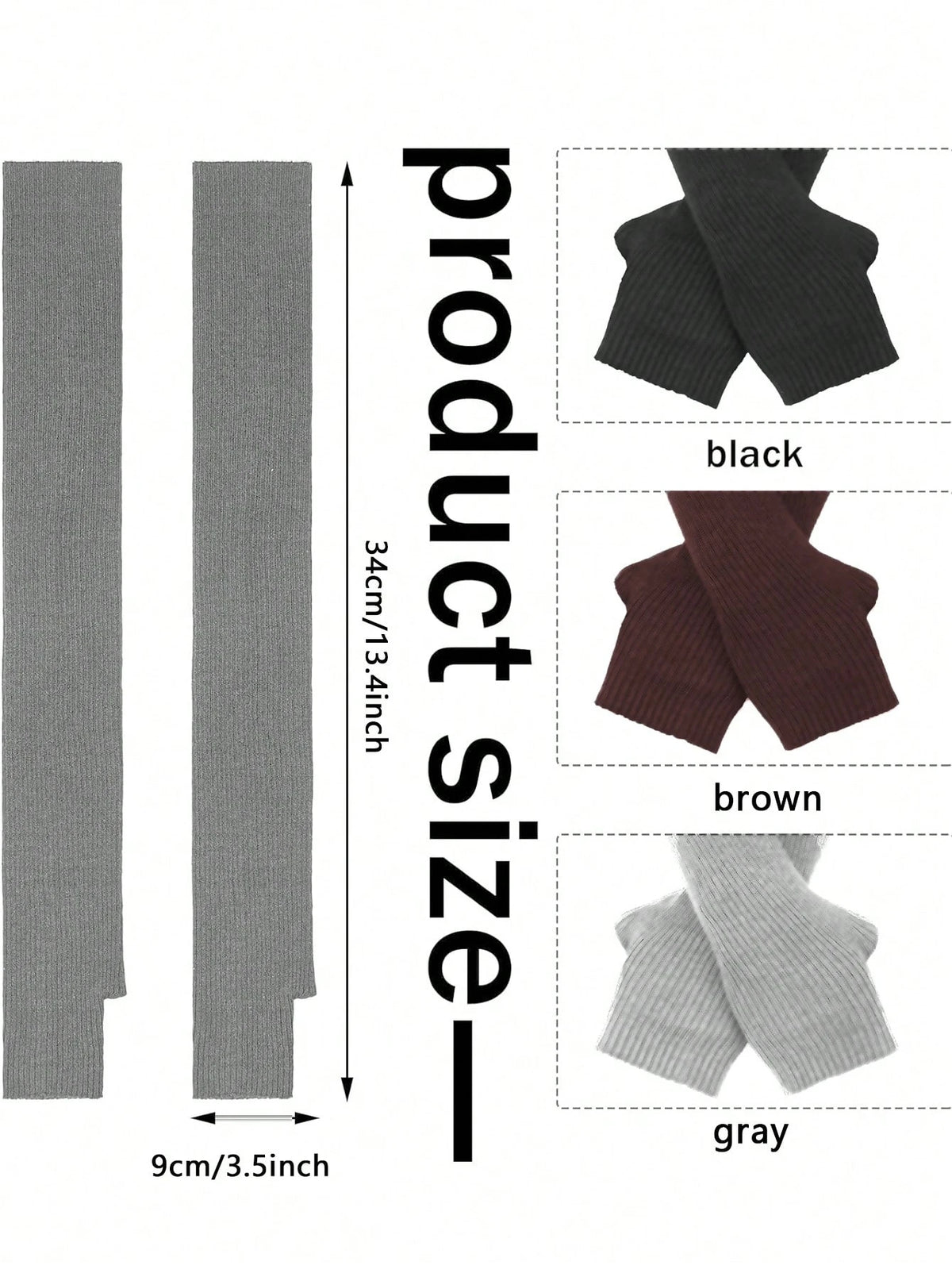 Arm Sleeves Women Long Fingerless Gloves Knit Arm Warmer For Women Knit Mitten Gloves With Thumb Hole Halloween Accessories Winter GlovesCold Gloves Summer