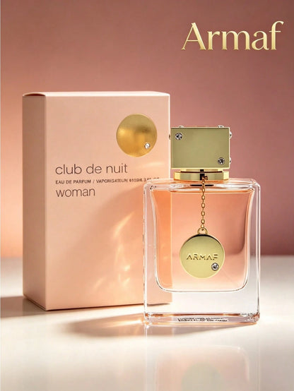 Armaf Club De Nuit Woman 105ml 3.6Oz, Elegant Floral Fruity Scent With Woody Vanilla Undertones For Women