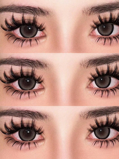 Asiteo 5 Pairs Cartoon Style Thick Natural Long Cosplay Makeup Cross-Eyed Effect Dramatic Full Strip False Eyelashes