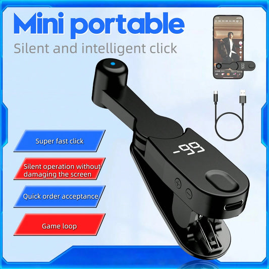 Auto Clicker For Smart Phone, PhoneScreen Device Speed Clicker For IPhone IPad Apps, FastClick Simulation Finger Continuous Click For Game, LiveBroadcasts Likes Live Tapping