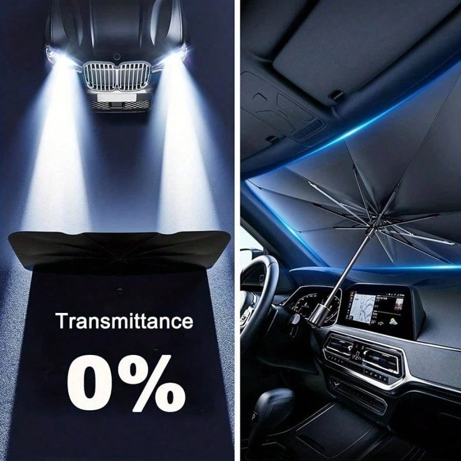 Automobile Windshield Sunshade-Foldable Automobile Umbrella Sunshade, Anti-Ultraviolet Car Front Window (Heat Protection) Windshield Cover- Best Gift For Colleagues, Friends And Family