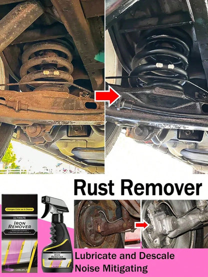 Automotive Car Rust Remover Spray For Wheel Rim Exhaust Pipe Metal Restoration Heavy Duty Rust Cleaner Anti-Rust Solution VIXI