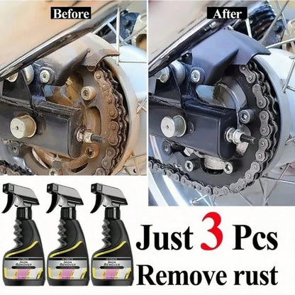 Automotive Car Rust Remover Spray For Wheel Rim Exhaust Pipe Metal Restoration Heavy Duty Rust Cleaner Anti-Rust Solution VIXI