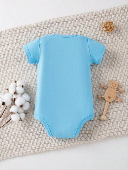 Baby Boy Clothes, Baby, I May Be Small But I'm The Boss, Fun Letter Print, Spring, Summer And Autumn Wear, 100% Cotton