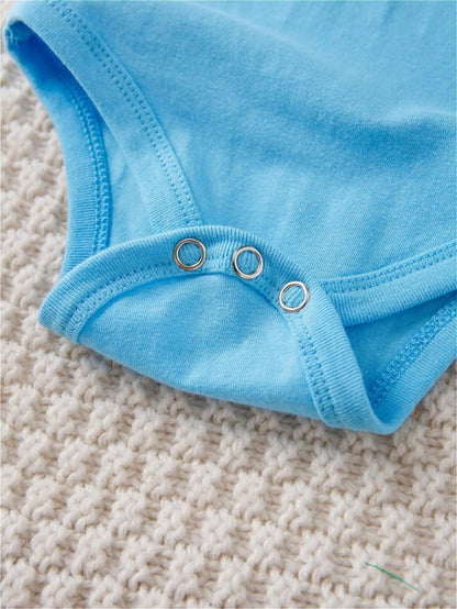 Baby Boy Clothes, Baby, I May Be Small But I'm The Boss, Fun Letter Print, Spring, Summer And Autumn Wear, 100% Cotton