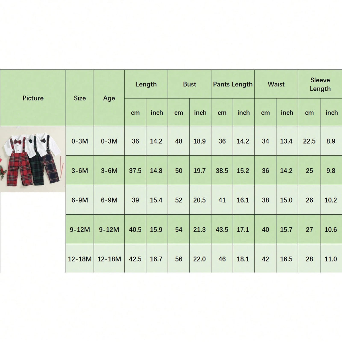 Baby Boy Gentleman Outfit Christmas Clothes Long Sleeve Lapel Neck Romper With Plaid Suspender Pants And Bow Tie 3 Pcs Set