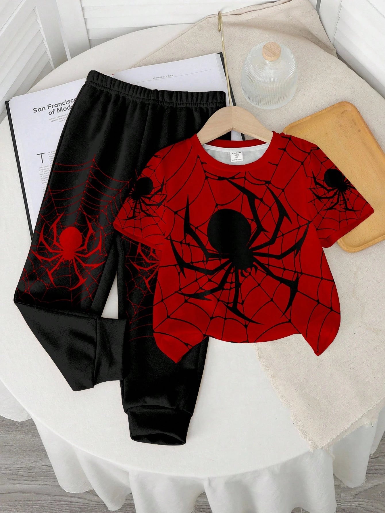 Baby Boys Casual Minimalist Round Neck Short Sleeve Top And Pants Set