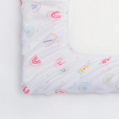 Baby Crib Sheets For Girls, 4 Pack Super Soft Toddler Bed Sheets, Standard Crib Mattress 28x52 In, Pink Prints