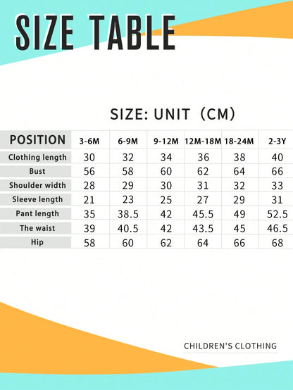 Baby Girl Cartoon Graphic Print Solid Color Sweatshirt And Pants Set, Minimalist Design, Comfortable For Spring, Autumn, Winter, 2-Piece Set