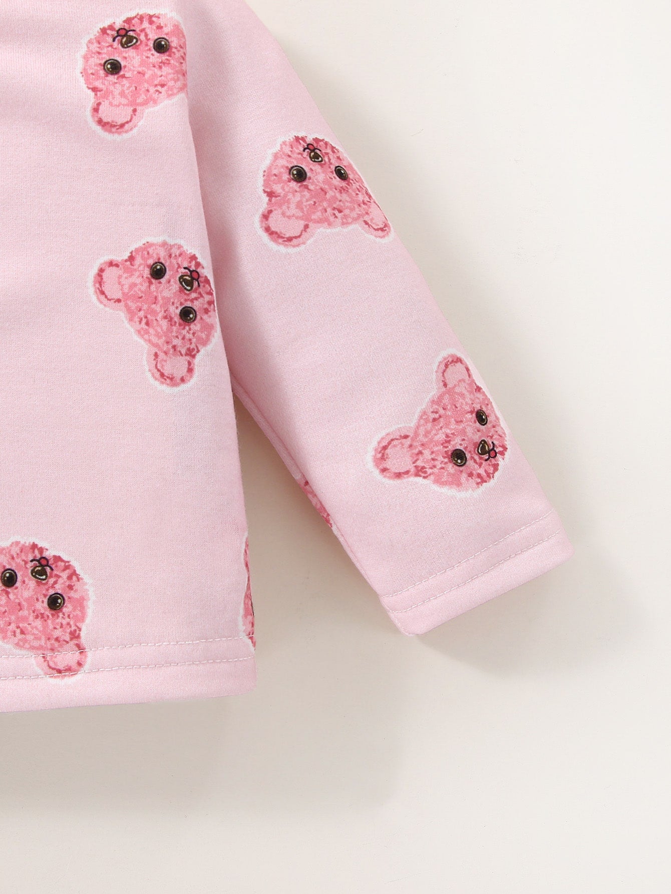 Baby Girl Newborn Cartoon Graphic Tee & Pants & Accessory 3D Ears Hat
