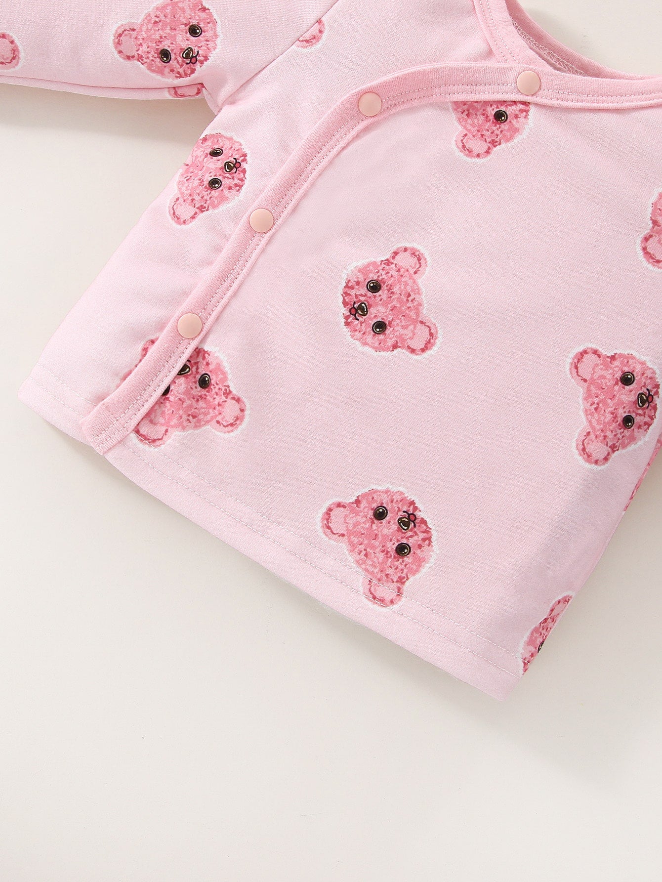 Baby Girl Newborn Cartoon Graphic Tee & Pants & Accessory 3D Ears Hat