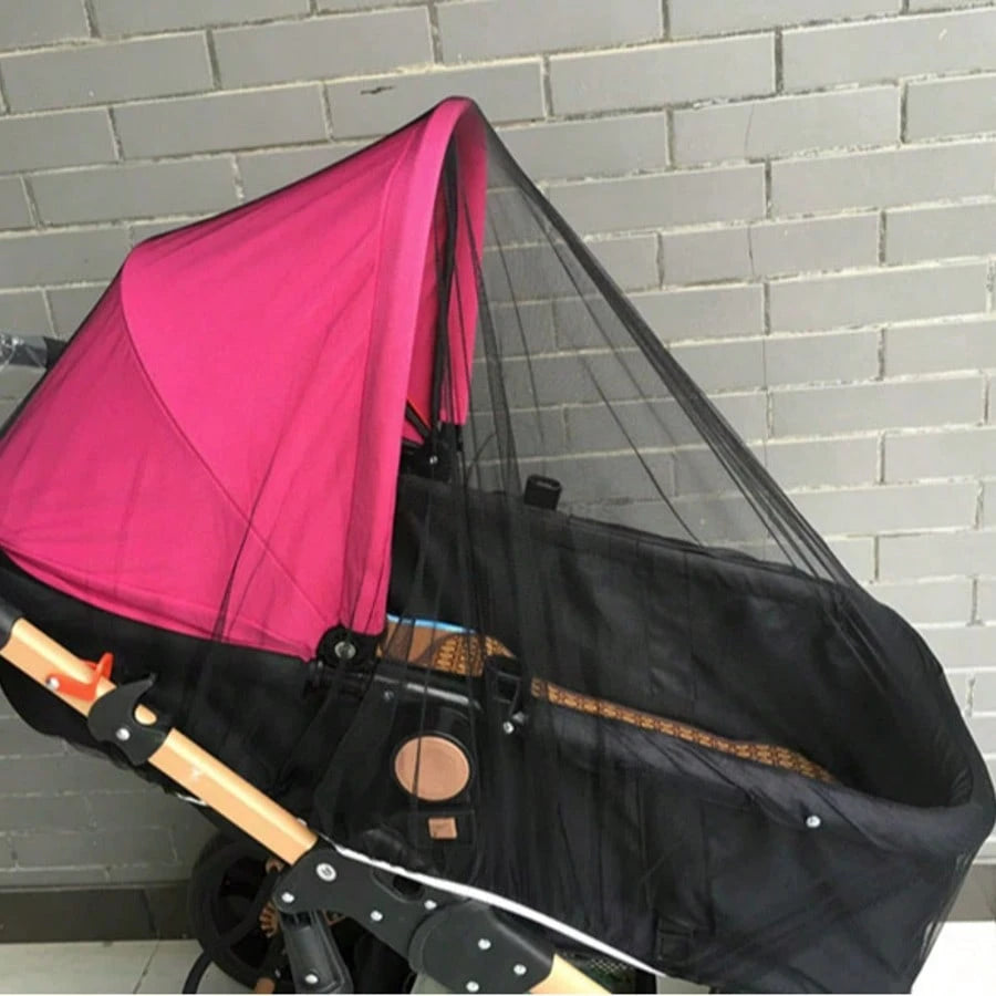 Baby Stroller Mosquito Net Pushchair Cart Insect Shield Net Mesh Infants Protection Mesh Cover Baby Stroller Accessories Love Valentine