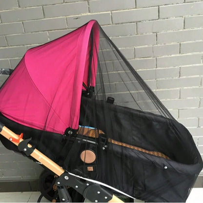 Baby Stroller Mosquito Net Pushchair Cart Insect Shield Net Mesh Infants Protection Mesh Cover Baby Stroller Accessories Love Valentine