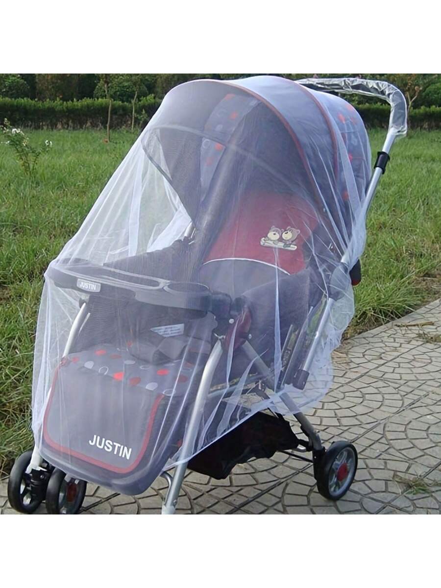 Baby Stroller Mosquito Net Pushchair Cart Insect Shield Net Mesh Infants Protection Mesh Cover Baby Stroller Accessories Love Valentine