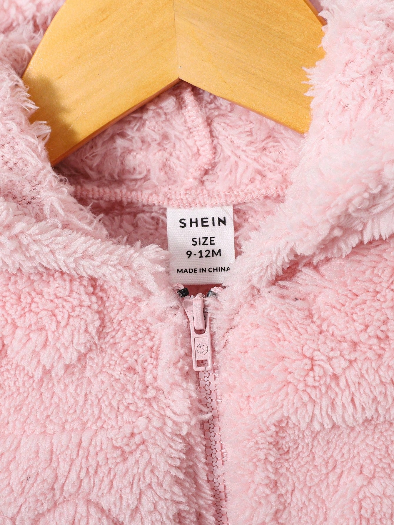 Babygirl Casual Solid Color Cute Heart Fluffy Hooded Jacket,In Fall/Winter