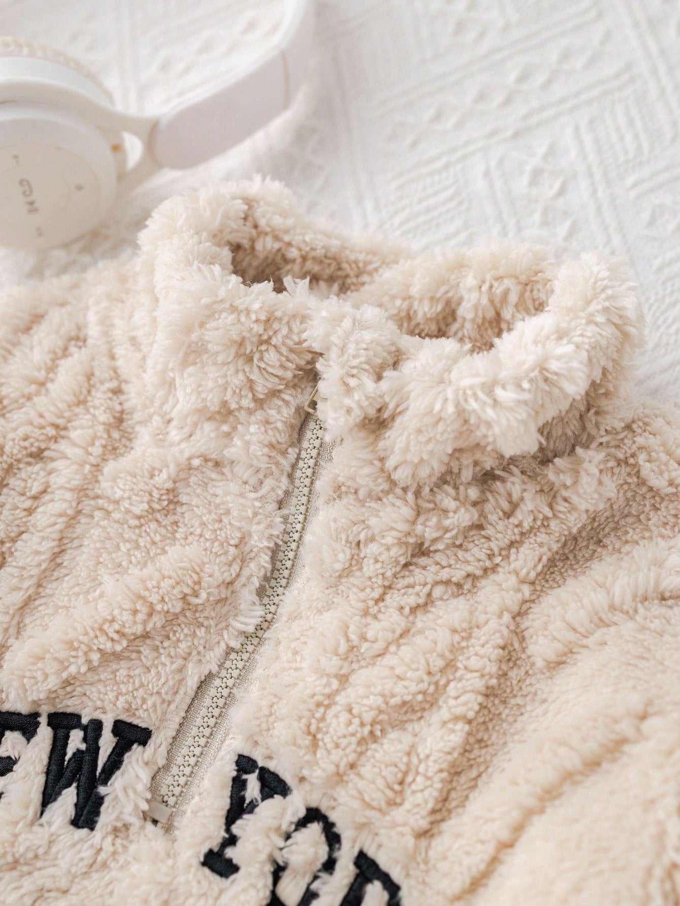 Babygirl Fluffy Long Sleeve Sweatshirt Set, Autumn/Winter Fall