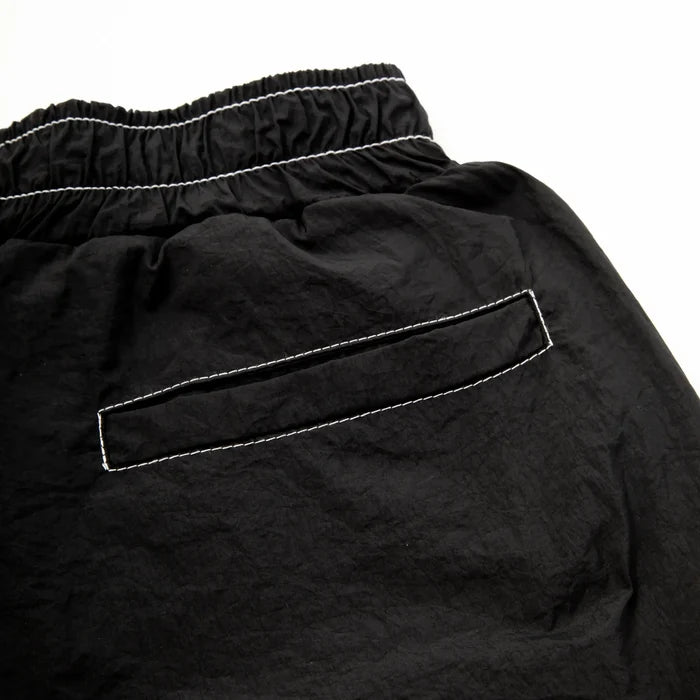 Backstitch Shorts Black - Four Street