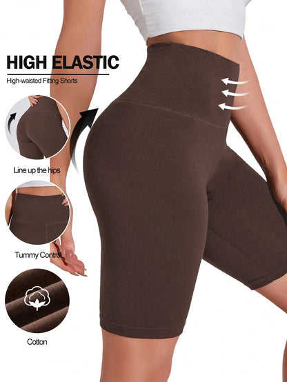BASICS Tummy Control Biker Shorts Summer For Women