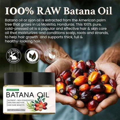 Batana Oil For Hair Repair, 100% Natural Pure Batana Oil For Women & Men